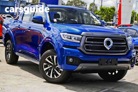 Blue 2025 GWM Cannon Dual Cab Utility LUX (4X4)