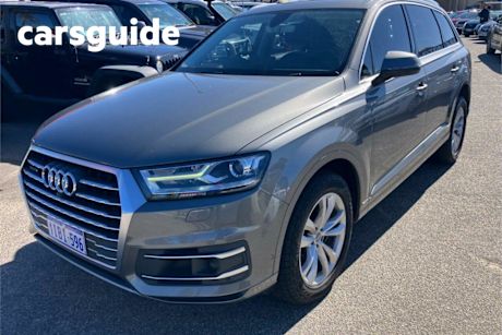 Grey 2015 Audi Q7 Wagon 3.0 TDI Quattro