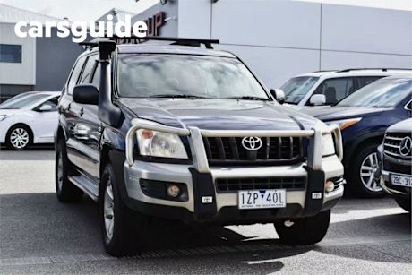 Blue 2008 Toyota Landcruiser Prado Wagon Standard (4X4)