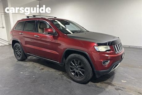 Red 2015 Jeep Grand Cherokee Wagon Limited (4X4)