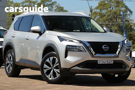 Silver 2024 Nissan X-Trail Wagon ST-L (4WD) 7 Seat