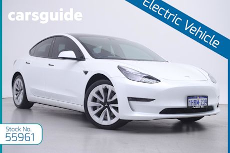 White 2022 Tesla Model 3 Sedan Long Range