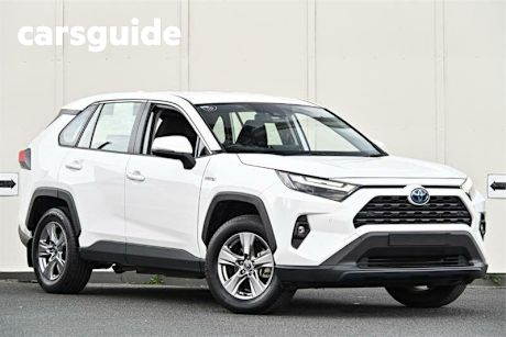 White 2022 Toyota RAV4 Wagon GX (2WD) Hybrid