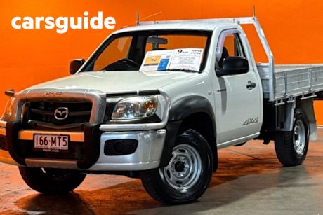 White 2008 Mazda BT-50 Dual Cab Pick-up B3000 DX (4X4)