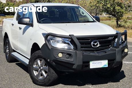 White 2018 Mazda BT-50 Dual Cab Utility XT (4X4)