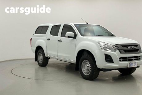 White 2017 Isuzu D-MAX Crew Cab Utility SX HI-Ride (4X2)
