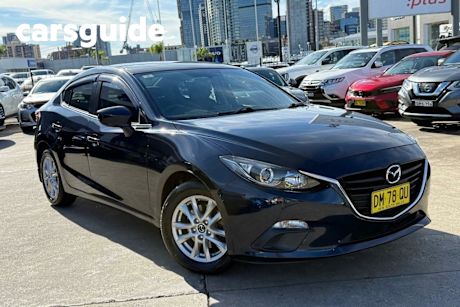Blue 2014 Mazda 3 Sedan Maxx
