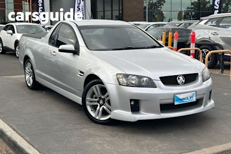 Silver 2010 Holden Commodore Utility SV6