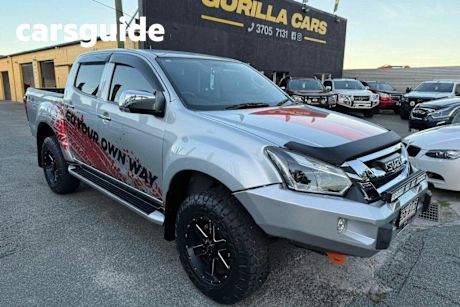 Silver 2017 Isuzu D-MAX Ute Tray LS-U HI-RIDE (4x4) TF MY17