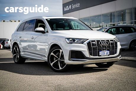 White 2022 Audi Q7 Wagon 55 Tfsi S Line Quattro Mhev
