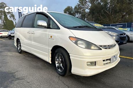White 2002 Toyota Estima Wagon G