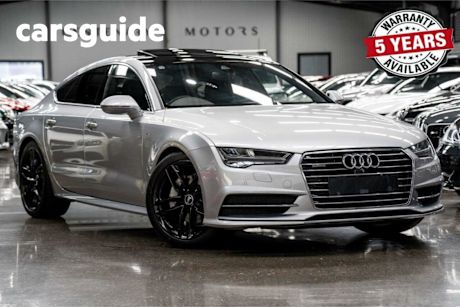 Silver 2015 Audi A7 Hatchback Sportback 3.0 TDI Quattro
