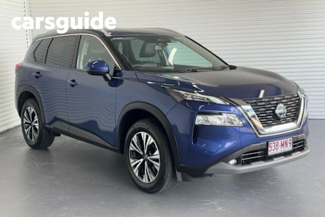 Blue 2023 Nissan X-Trail Wagon ST-L (4WD) 7 Seat
