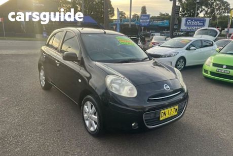 Black 2013 Nissan Micra Hatch Ti K13 MY13