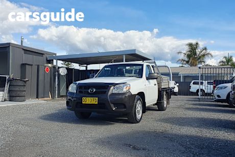 White 2008 Mazda BT-50 Cab Chassis B2500 DX