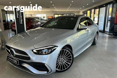 Silver 2022 Mercedes-Benz C300 Sedan Mhev