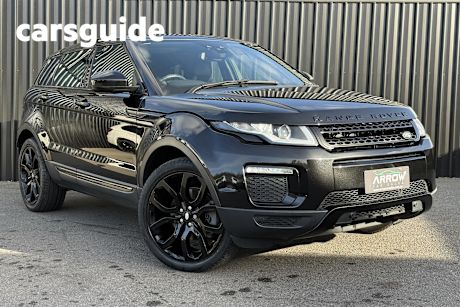 Black 2016 Land Rover Range Rover Evoque Wagon TD4 150 SE