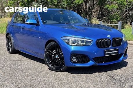Blue 2019 BMW 118I Hatchback Shadow Edition