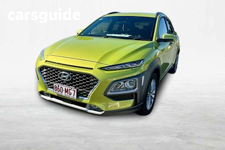 Green 2018 Hyundai Kona Wagon Elite (fwd)