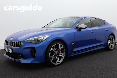 Blue 2019 Kia Stinger Sedan GT (black Leather)
