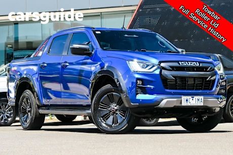 Blue 2022 Isuzu D-MAX Crew Cab Utility X-Terrain (4X4)