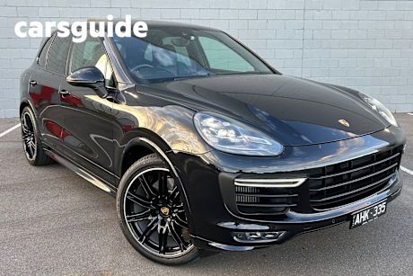 Black 2016 Porsche Cayenne Wagon GTS