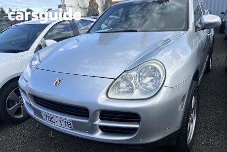 Silver 2003 Porsche Cayenne Wagon S