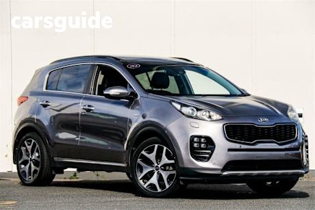 Silver 2017 Kia Sportage Wagon GT-Line (awd)