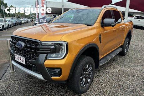 Yellow 2022 Ford Ranger Double Cab Pick Up Wildtrak 3.0 (4X4)