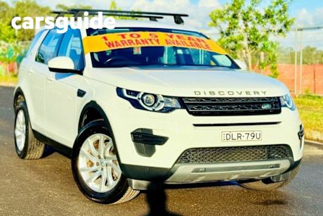 White 2017 Land Rover Discovery Sport Wagon TD4 (110KW) SE 5 Seat