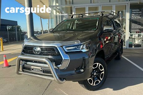Grey 2020 Toyota Hilux Double Cab Chassis SR5 (4X4)