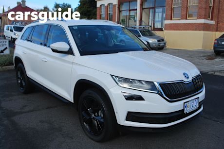White 2018 Skoda Kodiaq Wagon 132 TSI (4X4)