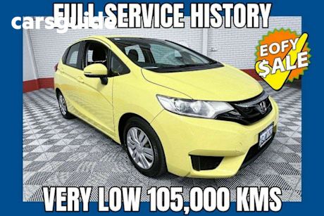 Yellow 2016 Honda Jazz Hatchback VTI