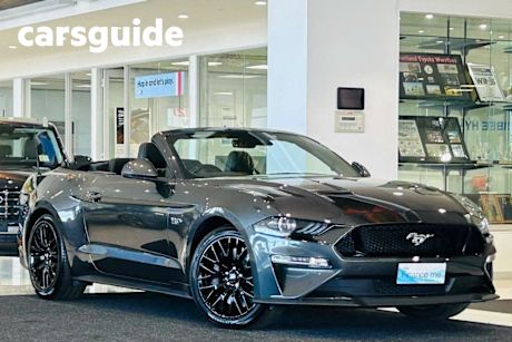 Grey 2020 Ford Mustang Convertible GT 5.0 V8
