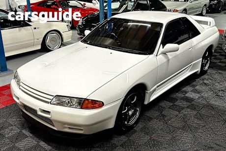 White 1994 Nissan Skyline Coupe GT-R