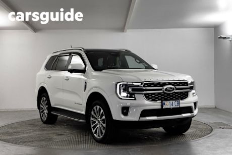 White 2024 Ford Everest Wagon Platinum (4WD)