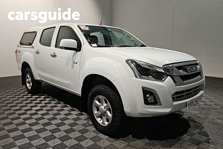 White 2018 Isuzu D-MAX Crew Cab Utility LS-M HI-Ride (4X4)