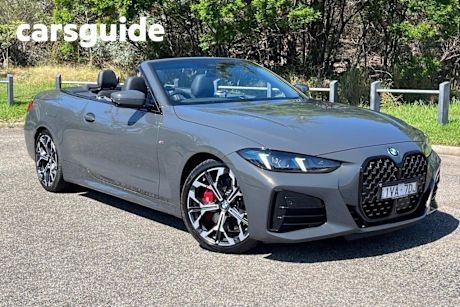 Grey 2024 BMW 420I Convertible M Sport