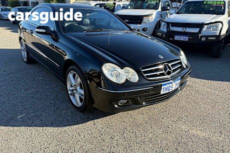 Black 2007 Mercedes-Benz CLK200 Coupe Kompressor Elegance