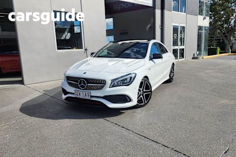 White 2018 Mercedes-Benz CLA250 Coupe Sport 4Matic