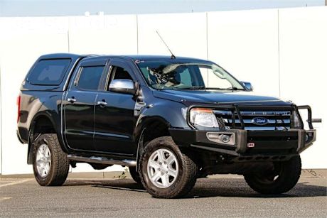 Grey 2014 Ford Ranger Dual Cab Utility XLT 3.2 (4X4)