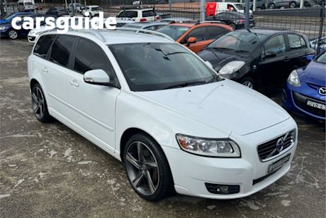 White 2012 Volvo V50 Wagon T5 S