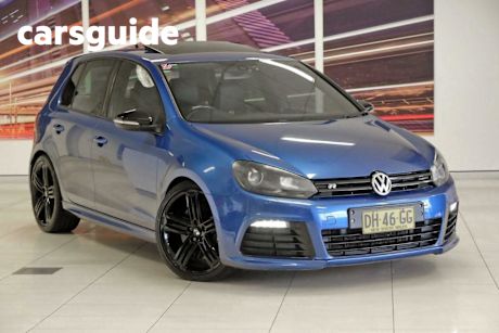 Blue 2012 Volkswagen Golf Hatchback R