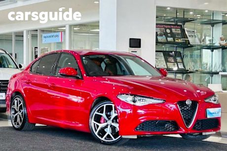 Red 2021 Alfa Romeo Giulia Sedan Sport