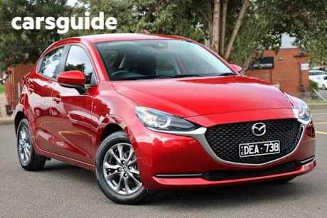 Red 2020 Mazda 2 Hatchback G15 Pure
