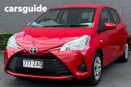 Red 2019 Toyota Yaris Hatchback Ascent