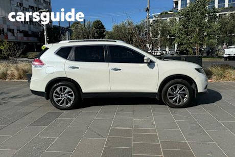 White 2015 Nissan X-Trail Wagon TL (fwd)