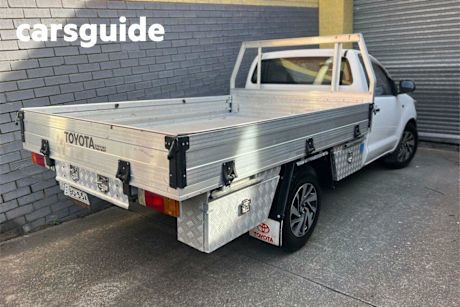 White 2014 Toyota Hilux Cab Chassis Workmate