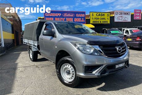 Silver 2018 Mazda BT-50 Cab Chassis XT (4X2)