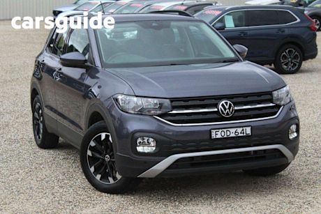 Grey 2022 Volkswagen T-Cross Wagon 85Tfsi Life